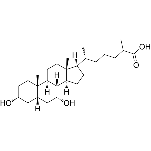 3α,7α-Dihydroxycoprostanic acid 17974-66-2